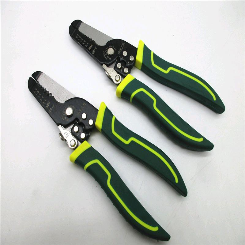 Wholesale gear grinding function wire crimping pliers, wire stripping cold crimping terminal pliers, cable electrician stripping pliers, multifunctional wire stripping pliers