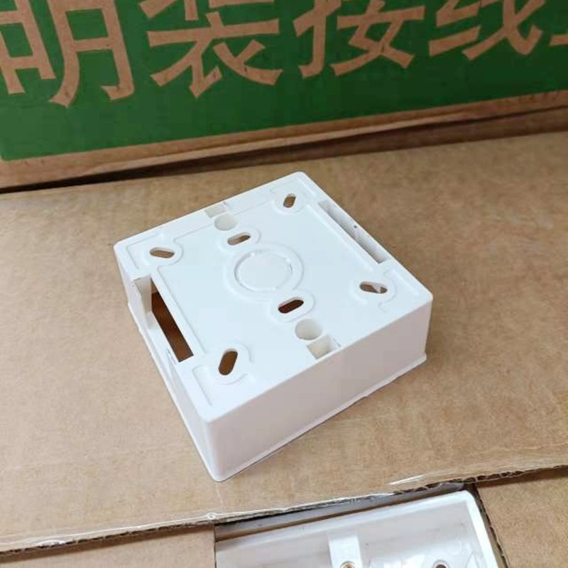 86 type international PVC home decoration exposed wire box junction box exposed box electrical box
