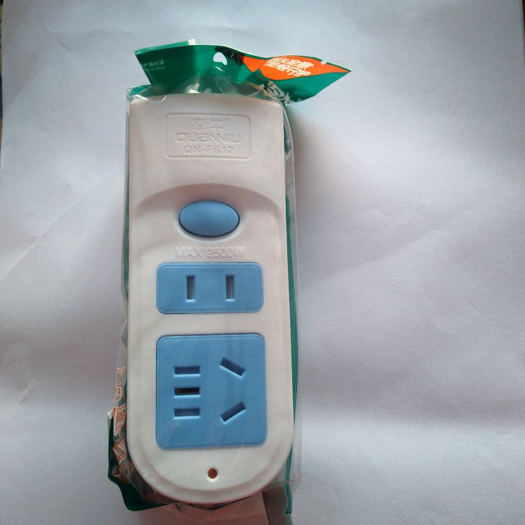 Quan Niu power strip, sub control power strip, multi hole household power strip, extension board socket, safety multifunctional power socket