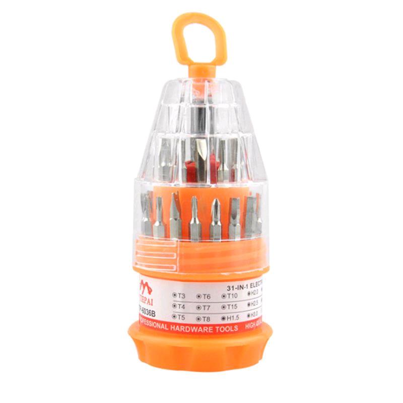 31 piece telecommunications screwdriver set, multifunctional mobile phone and computer repair tool, cross precision plum blossom screwdriver