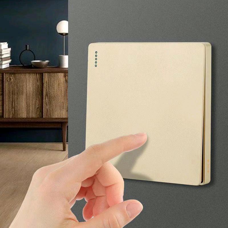 Siemens switch socket Champagne Gold household dual control panel 86 type wall 16a three hole with USB five hole concealed installation