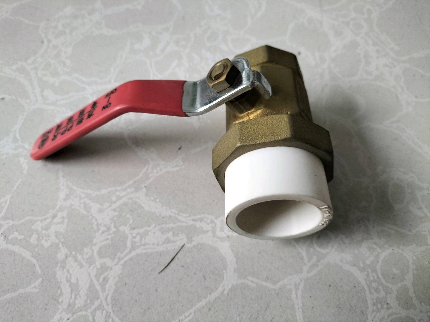 Square PPR ball valve (inner wire) brass internal tooth ball valve PPR single head internal tooth ball valve