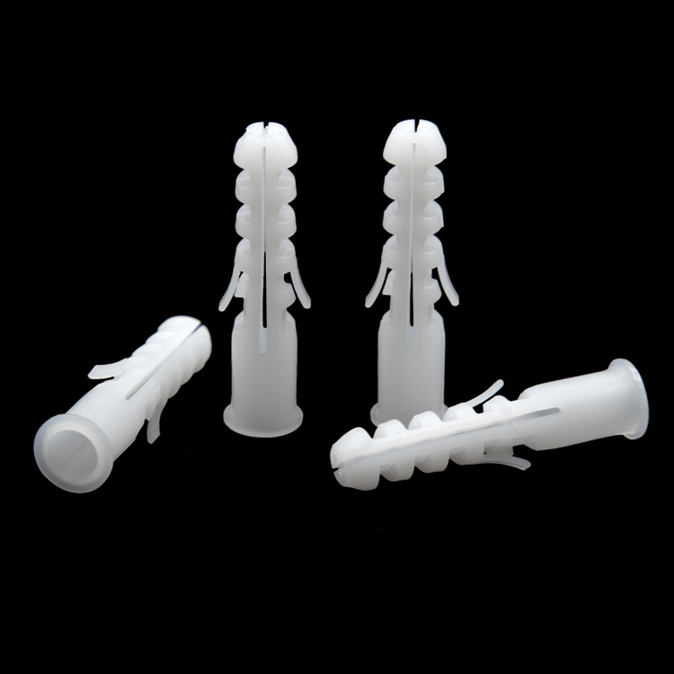 White yellow croaker 6mm8mm plastic expansion tube, white prickly expansion tube, bolt expansion screw tube, convenient and durable, sturdy and durable