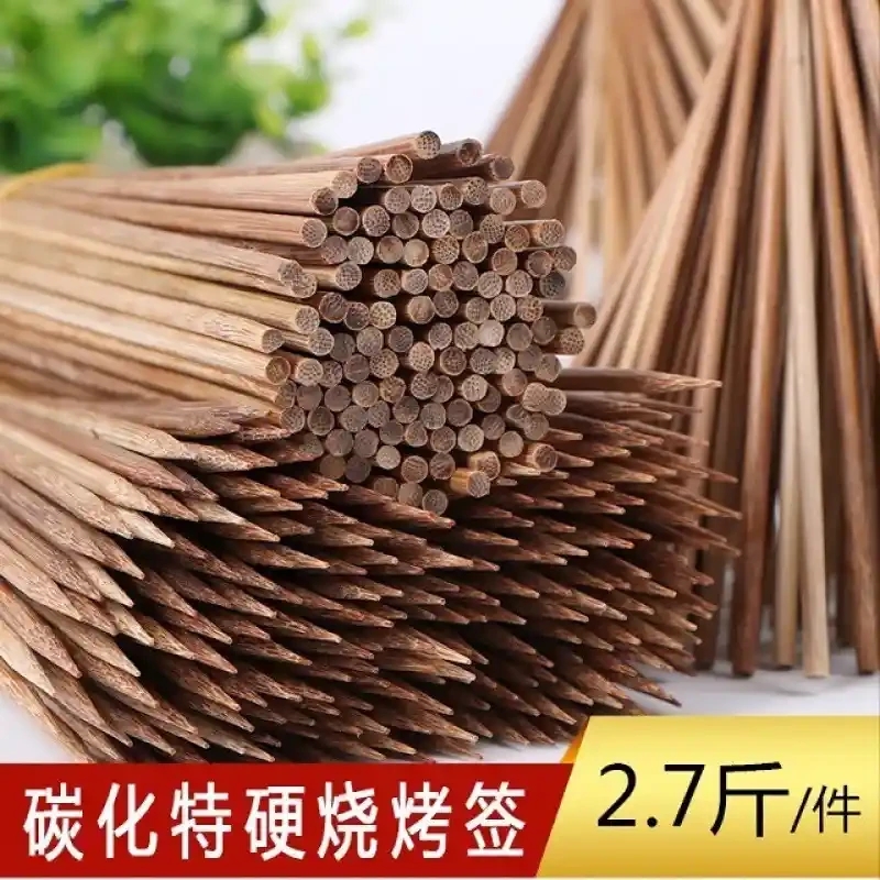 Disposable bamboo skewer barbecue skewer fruit skewer sausage mutton skewer stick stick Tomatoes on sticks skewer