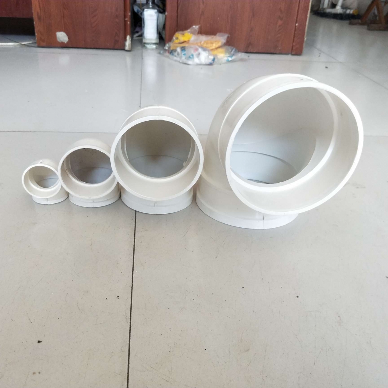 PVC drainage elbow PVC 90 degree bend large elbow