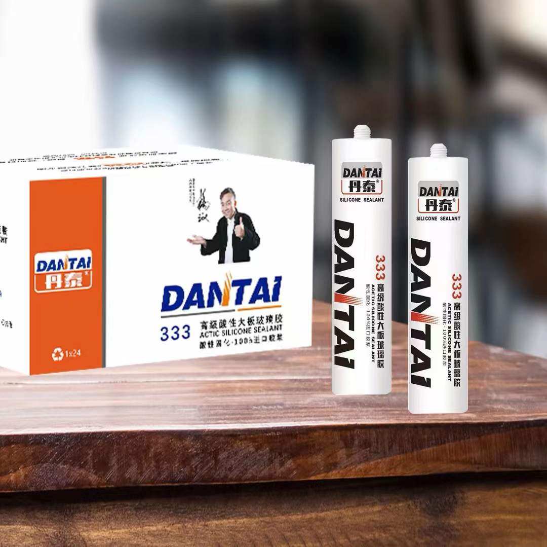 Dantai 333 Acidic Plate Glass Adhesive 300ml Acidic Plate Glass Adhesive Transparent White Quick drying Fish Tank Adhesive Advertising Adhesive Project Ceiling