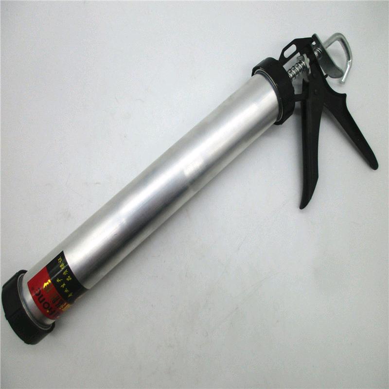 Large capacity all metal structure glue gun, thickened manual pressure glue gun, labor-saving soft glue gun, assisted soft packaging glue gun