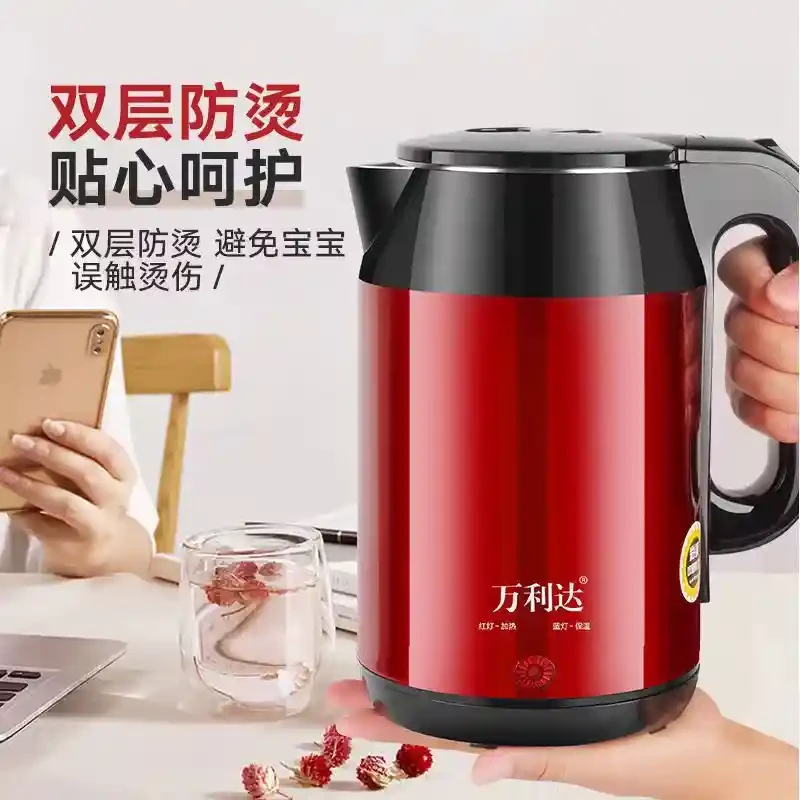 Wanlida 2.3-liter 958 electric kettle Wanlida electric kettle household durable automatic power-off food grade stainless steel kettle