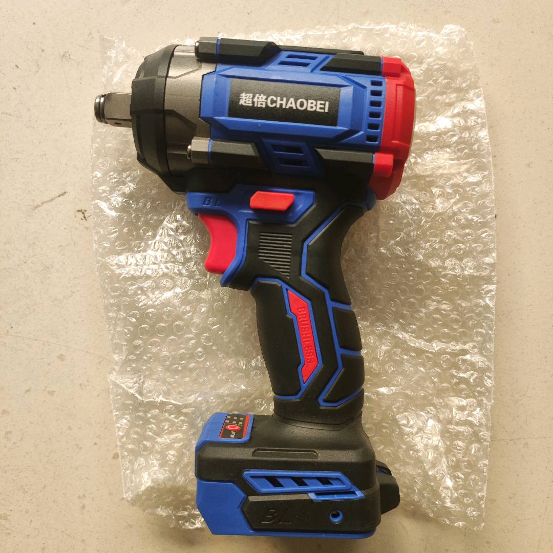 Super electric wrench, brushless rechargeable impact wrench, high torque frame, industrial electric wrench, bare machine