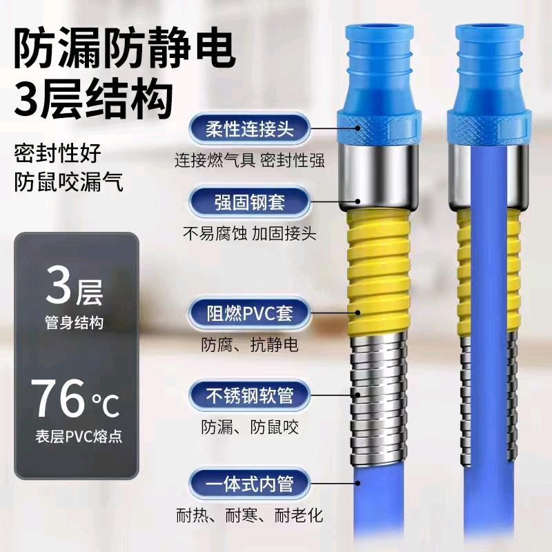 Multi layer metal tube explosion-proof best-selling anti rodent gas pipe, armored pipe, gas pipe,