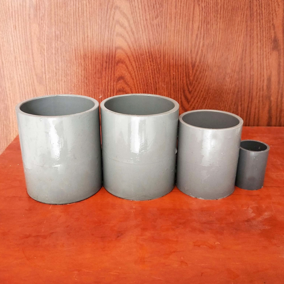Grey PVC water supply direct PVC equal diameter direct PVC water supply joint