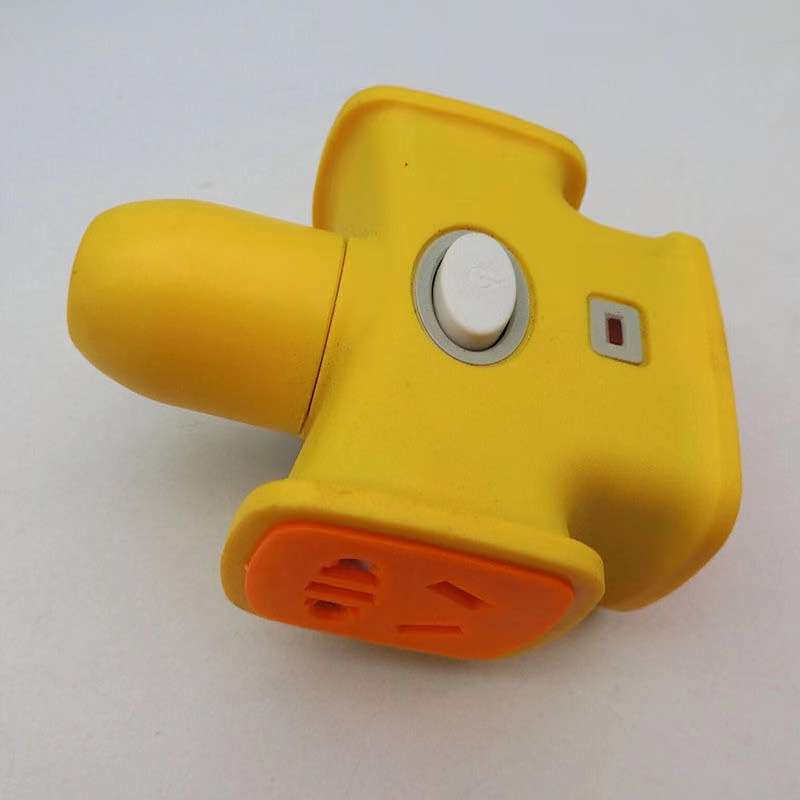Kangjian Engineering Ground Tow Power Socket Kangjian KJ-702 with Switch Ground Tow Socket Double Copper Sheet 16A with Indicator Light Aircraft Type Integrated Sealed Explosion proof and Anti Drop with Ground Wire