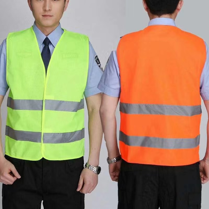 Classic Reflective Vest Reflective Vest Standard 60 × 70 Reflective Vest Safety Clothes Cycling Construction Reflective Clothes Traffic Sanitation Work Clothes Meituan Fluorescent Yellow Vest