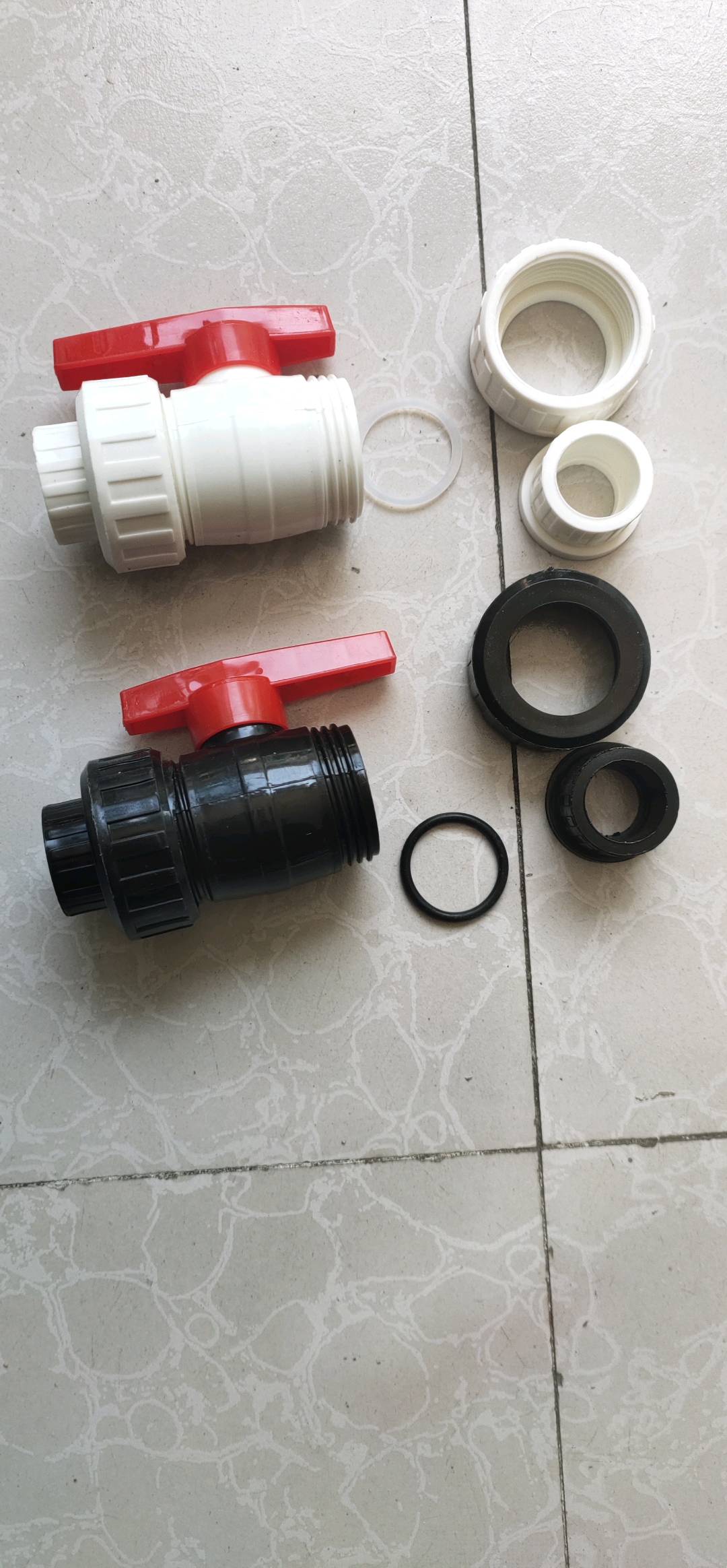 PPR double knot high-density ball valve with the same thread opening, PE double knot ball valve high-density ball valve