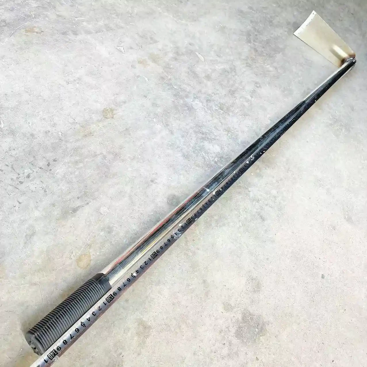 11 # Sealed hoe with pole, outdoor agricultural tool, farming tool, all steel large hoe for farming