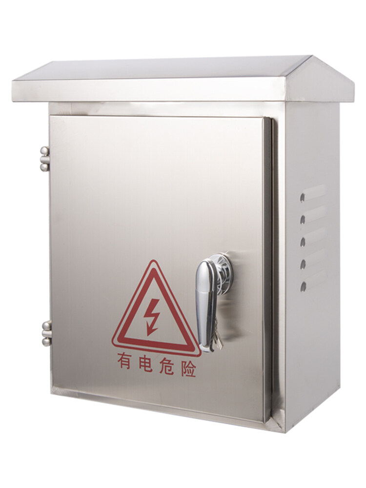 Stainless Steel Box 201 Material Outdoor Distribution Box Stainless Steel Outdoor Rainproof Distribution Box