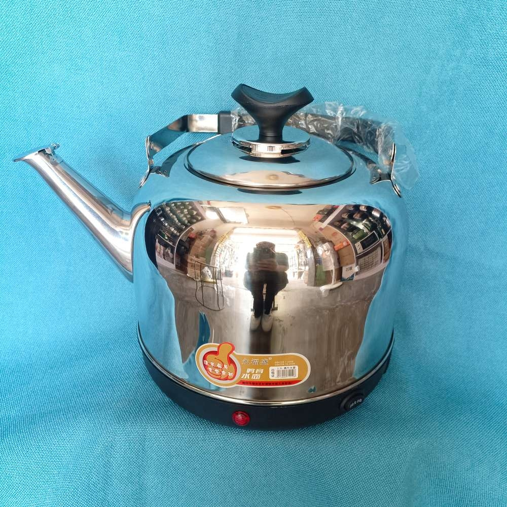 304 stainless steel electric kettle whistle kettle large capacity electric kettle automatic power-off chassis