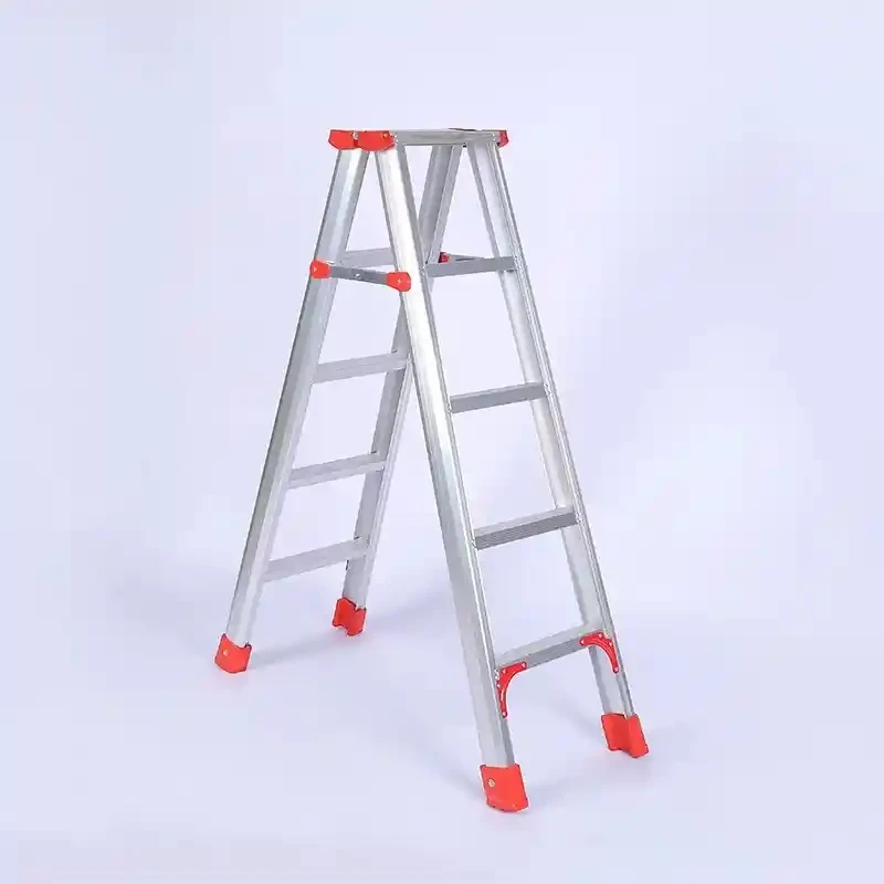 Ordinary aluminum alloy small surface covered ladder, household folding zigzag ladder