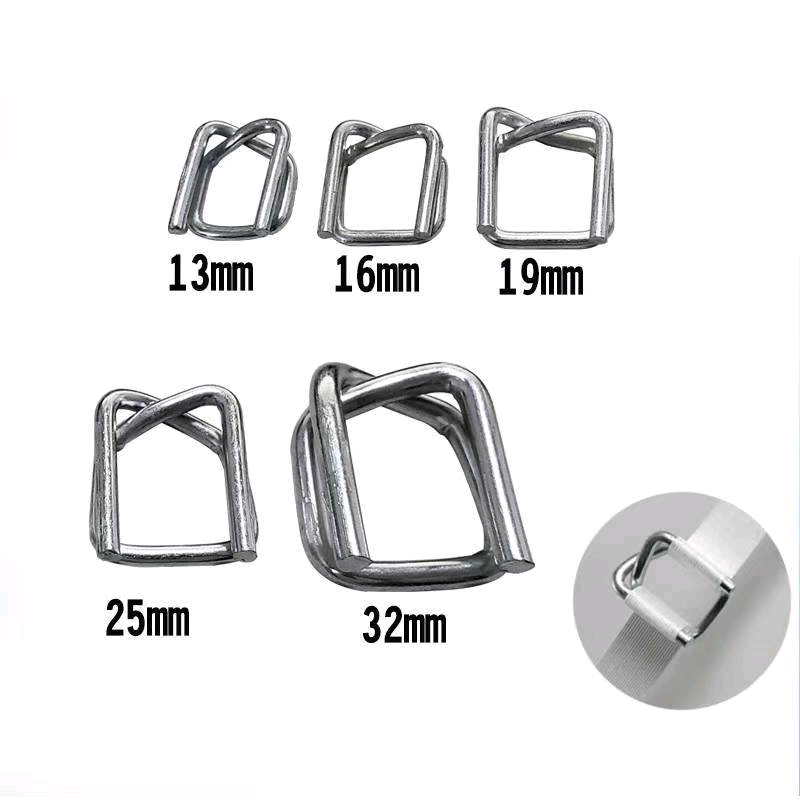 Polyester fiber tape packaging buckle, tying rope packaging buckle 16mm, 19mm, 25mm, 32mm