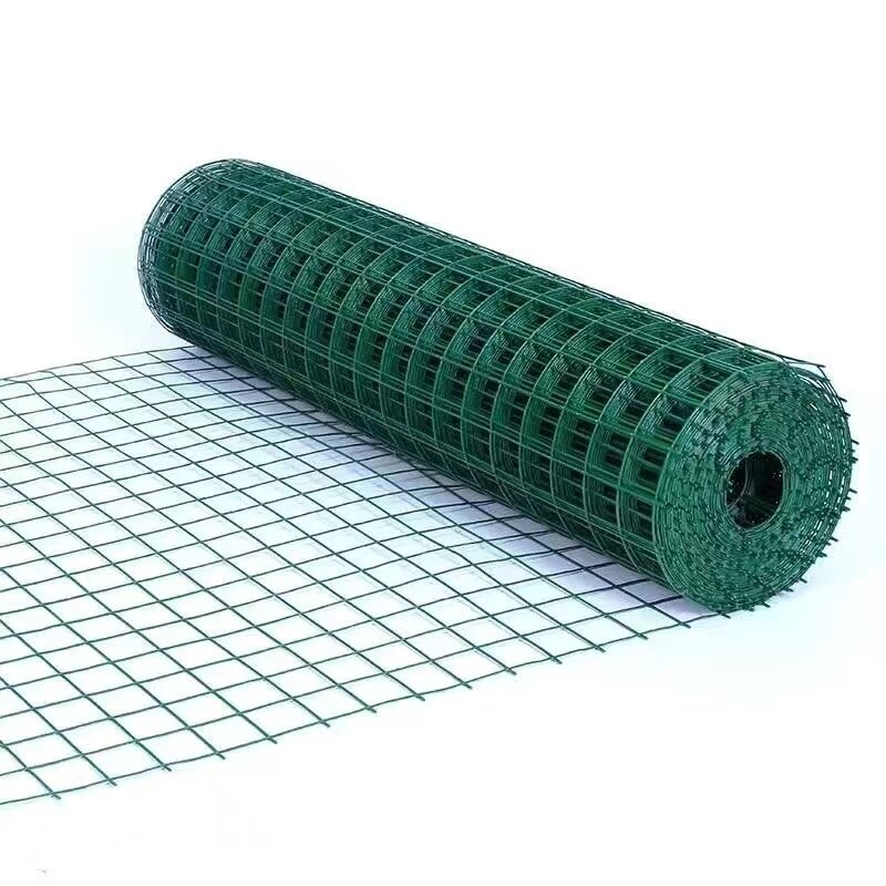 2-meter-high plastic coated wire mesh fence, protective net, fish pond orchard fence, wire mesh, welded wire mesh, green wire mesh, Dutch fence, enclosed chicken farming fence, iron mesh protective net