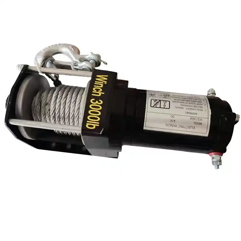 Battery winch, small crane, vehicle mounted electric winch, off-road vehicle towing, self rescue electric winch