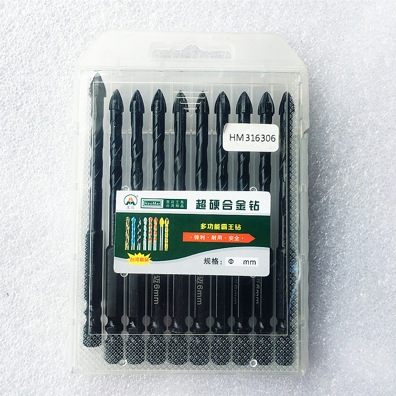 Haomai Overlord Drill Extended Hexagonal Cross Drill Multi functional Drill Bit