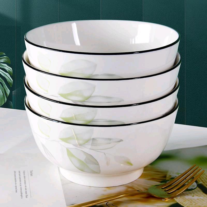 Rice bowl, dining bowl, household high aesthetic ceramic 5-inch new high-end internet famous bowl