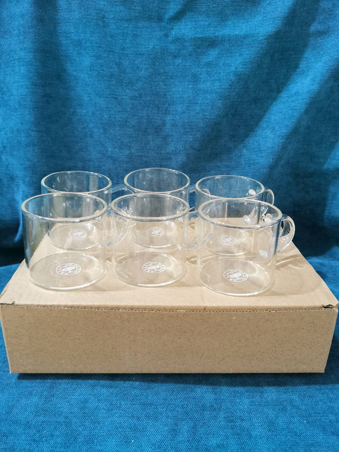 55 flat bottomed glass cup made of high boron glass material