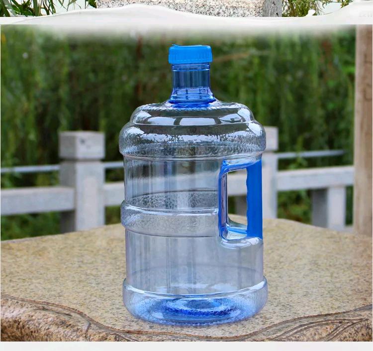 Pure mineral water bucket, household water dispenser bucket, thickened hand-held bucket, PET drinking water storage bucket, small empty bucket