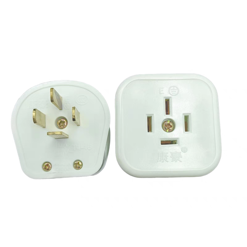 Flat surface mounted three-phase four wire plug socket two hole socket three hole socket 86 three-phase four wire plug socket