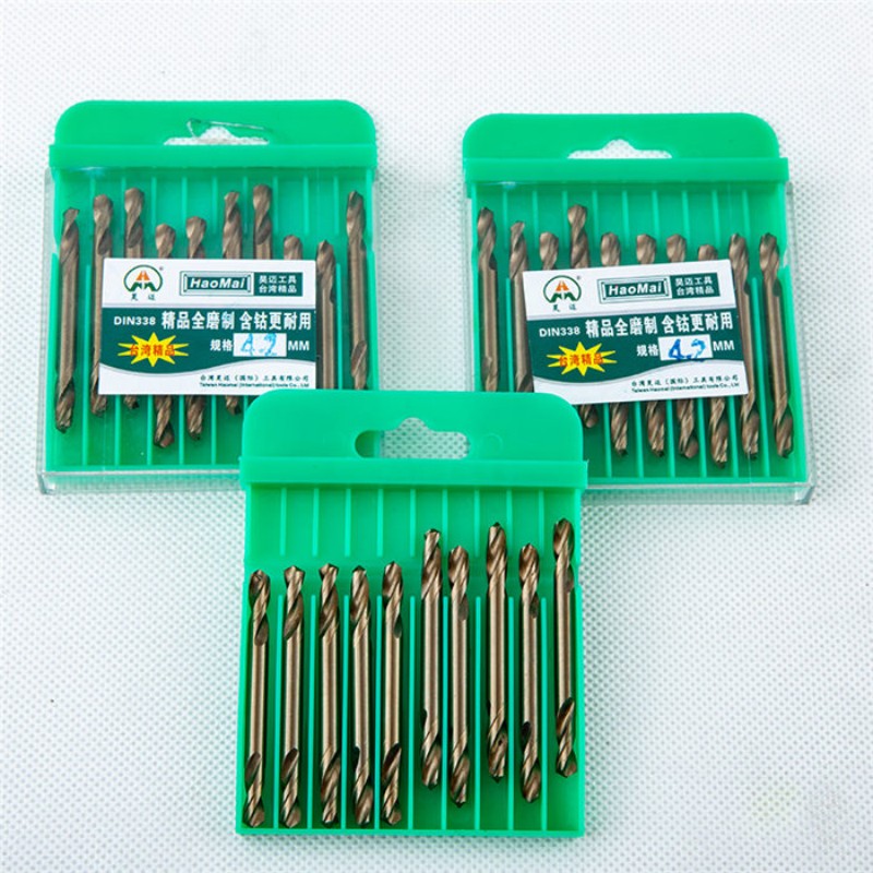 Haomai high-grade M2 straight shank Fried Dough Twists drill bit