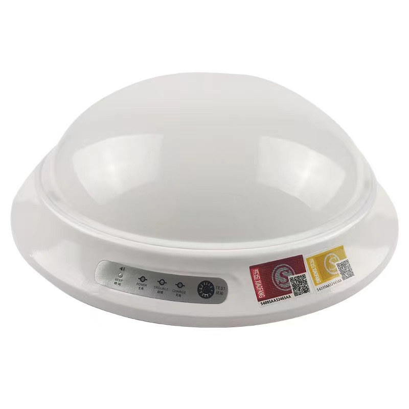 Fire emergency ceiling light, voice controlled human body induction light, hallway, shopping mall, power outage lighting, emergency light