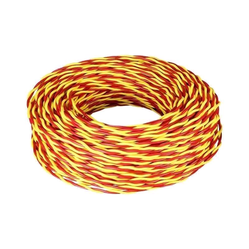 Pure copper flower wire soft core 1.5/2.5 square meter household 2-core wire advertising light fire charging wire soft wire lamp head wire