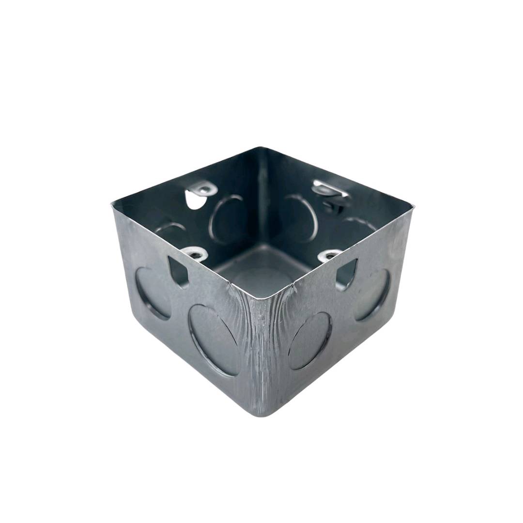 86 galvanized bottom box, pre embedded concealed junction box, iron wire box, metal steel tensile bottom box, square switch box, socket