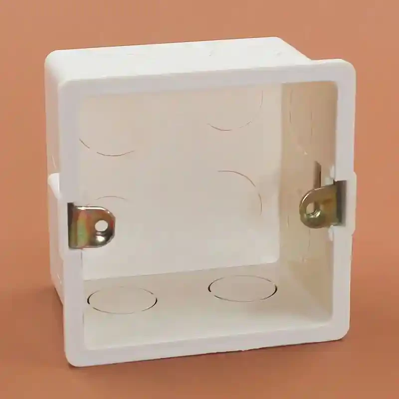 Switch socket box, pre embedded wiring box for home decoration, 86 type bottom box, concealed socket box, universal wiring box