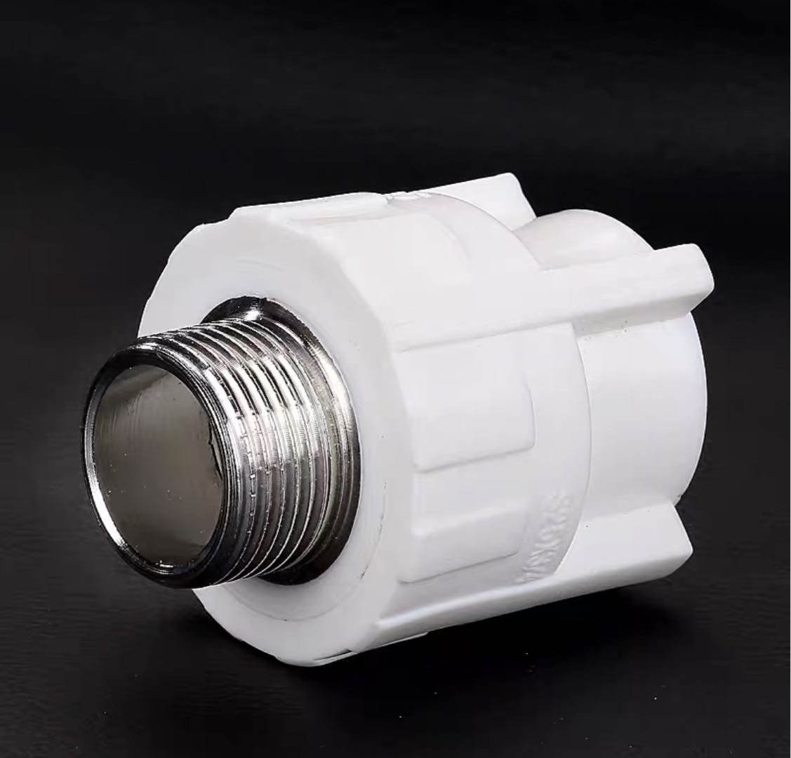 Premium thickened copper 20ppr4 split outer teeth direct 6 split 25 outer thread joint tap water hot melt water heating pipe fittings accessories