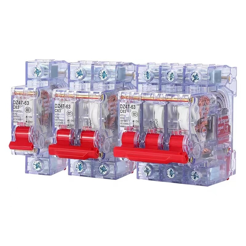 Shanghai People's Transparent Circuit Breaker DZ47 Miniature Circuit Breaker