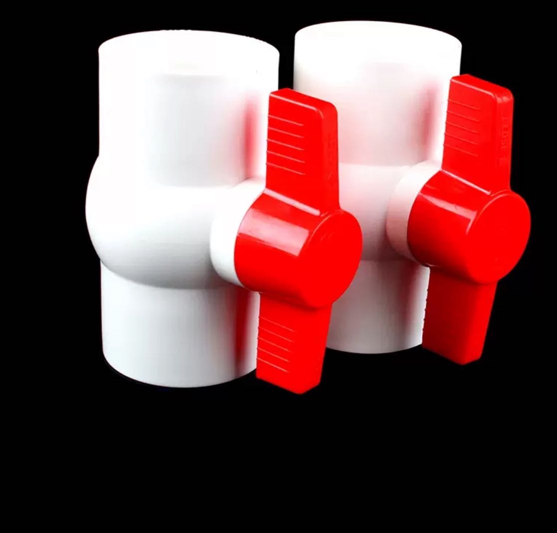 PVC brand new material ball valve switch screw mouth water supply pipe plastic 20 25 32 40 50 63 75 90 110