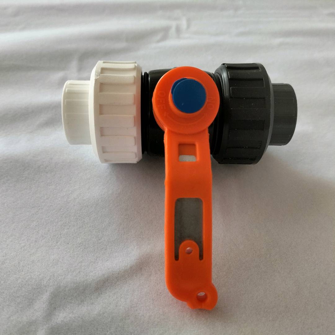 PPR to PE high-density dual active ball valve with the same type of threaded high-density high flow rate