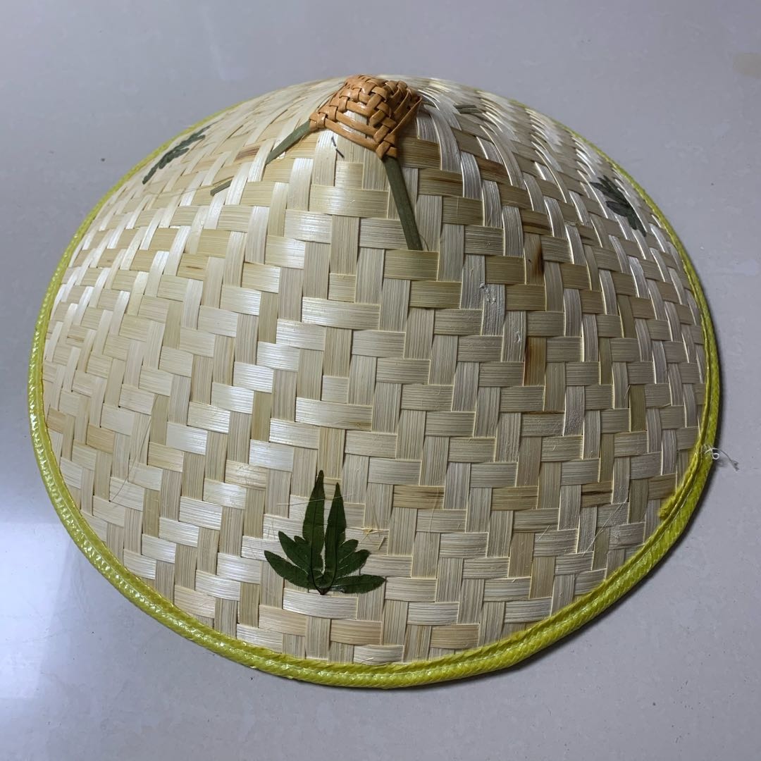 Leaf hat, bamboo woven hat, bamboo hat
