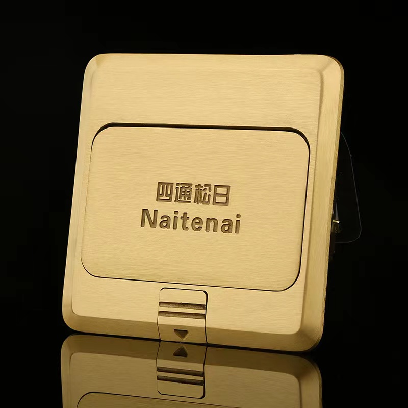 Four way Songri full copper five hole ground plug, fast and slow pop-up hidden ground socket, bottom box for delivery