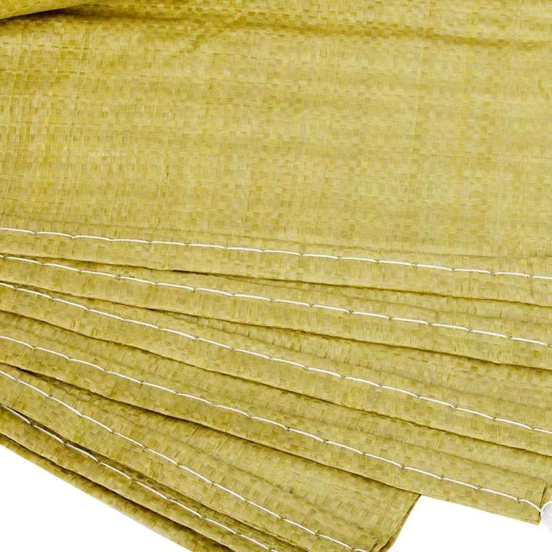 Yellow woven bag wholesale woven bag snake skin bag crop specific express packaging bag specifications can be customized