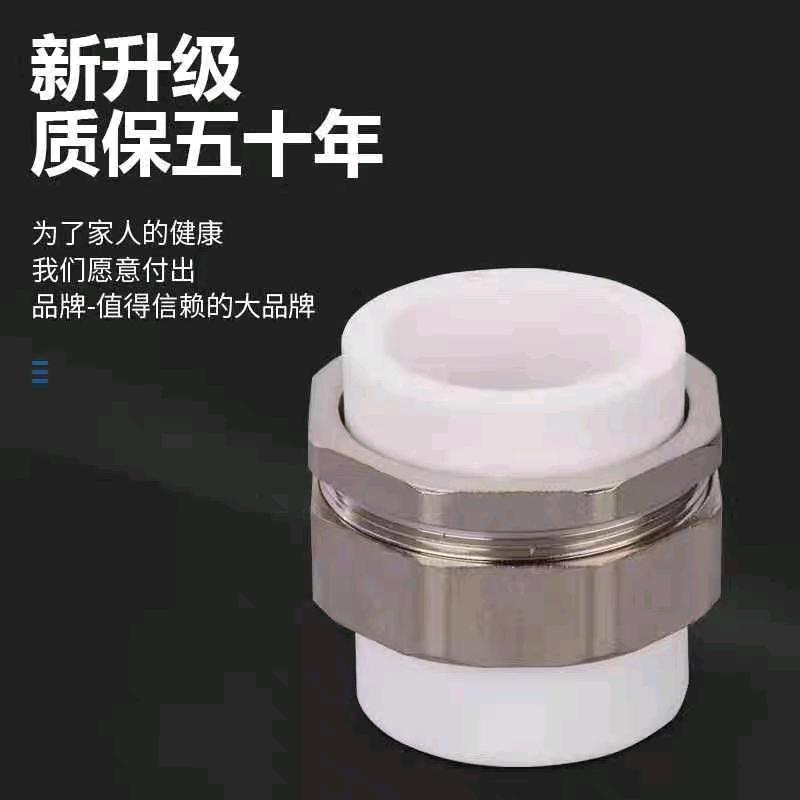 PPR iron double head flexible joint water heating accessories, iron double head flexible joint