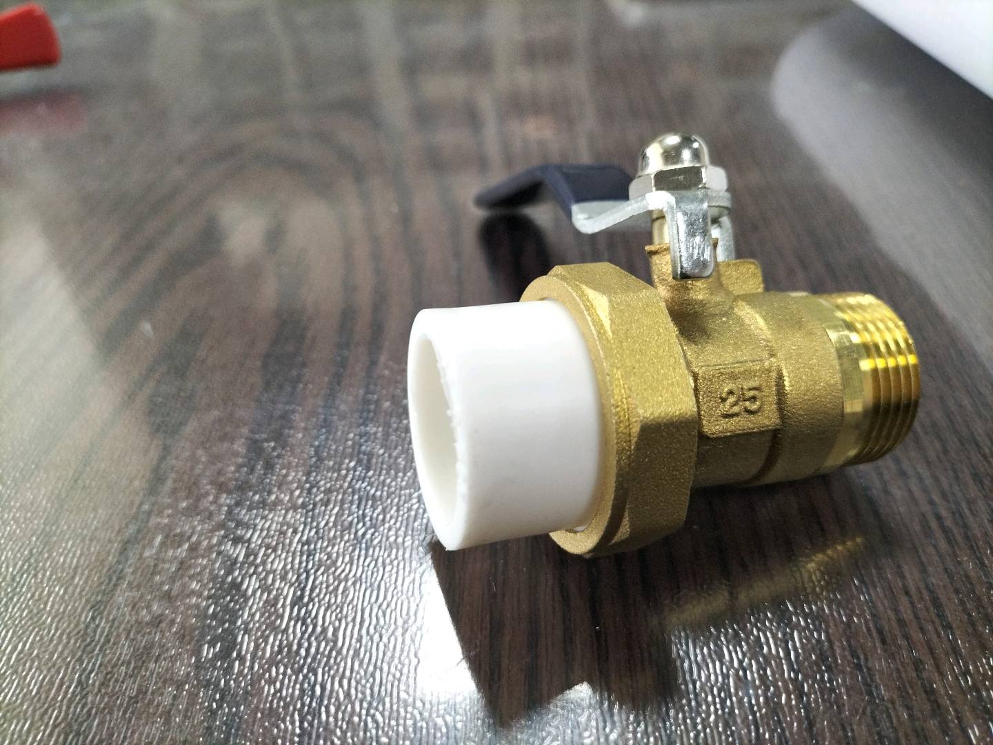 Brass PPR ball valve outer wire PPR copper outer wire union ball valve outer teeth copper ball valve plumbing accessories