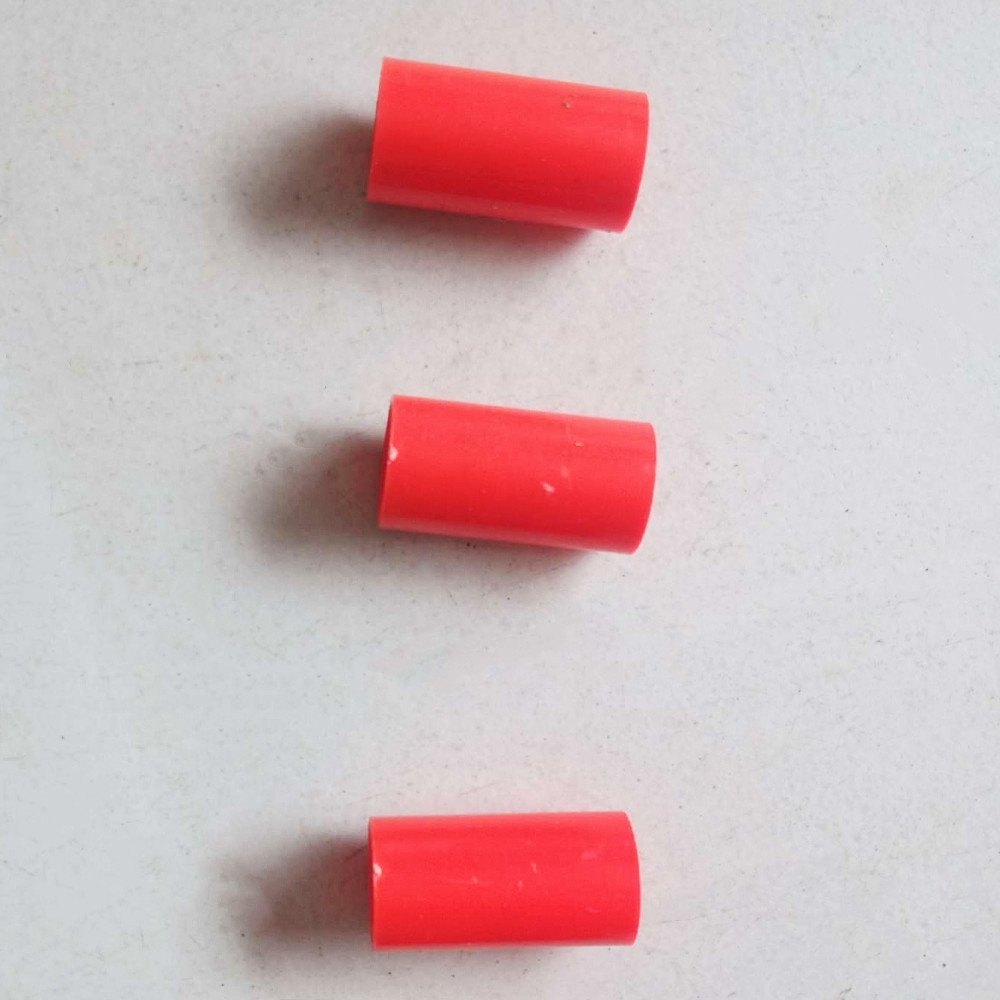 Red PVC conduit direct threading conduit joint, electrical conduit joint