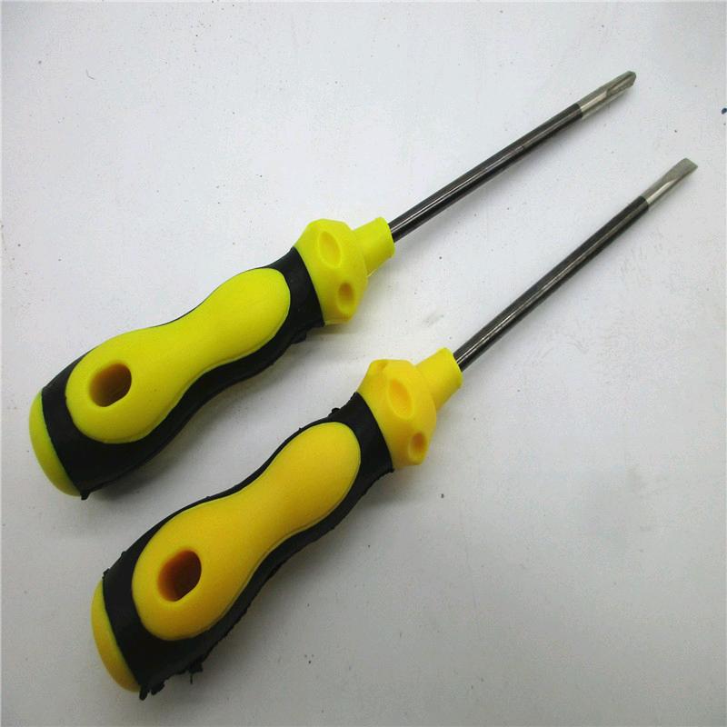 Source manufacturer's gourd handle cross shaped screwdriver with magnetic anti slip alloy steel screwdriver, complete specifications of screwdriver