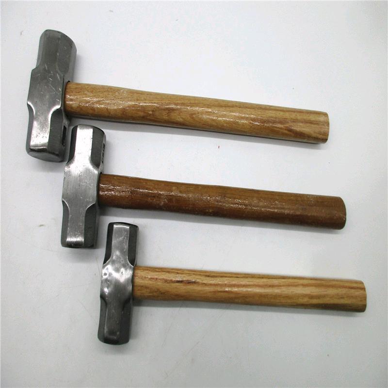 Hammer wholesale forged steel octagonal hammer household wooden handle octagonal iron hammer square head hammer