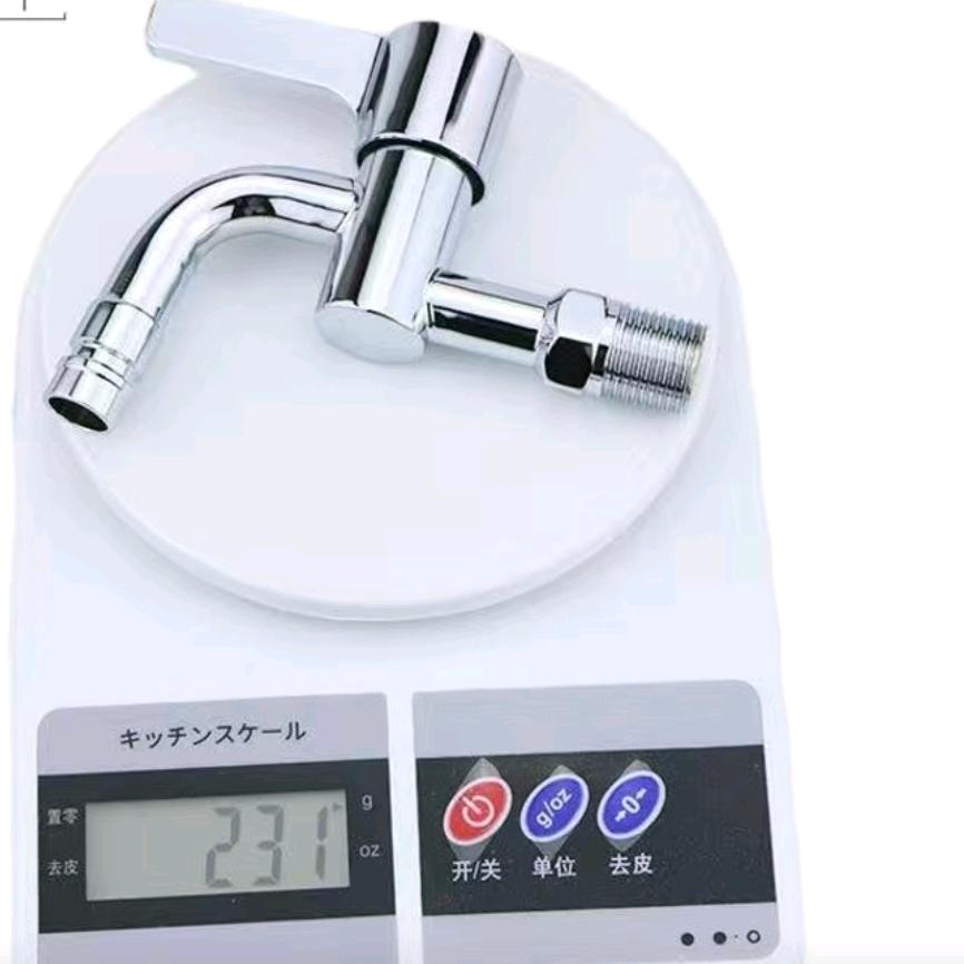 Stainless steel electroplating washing machine faucet balcony quick water spout wall mounted washing machine