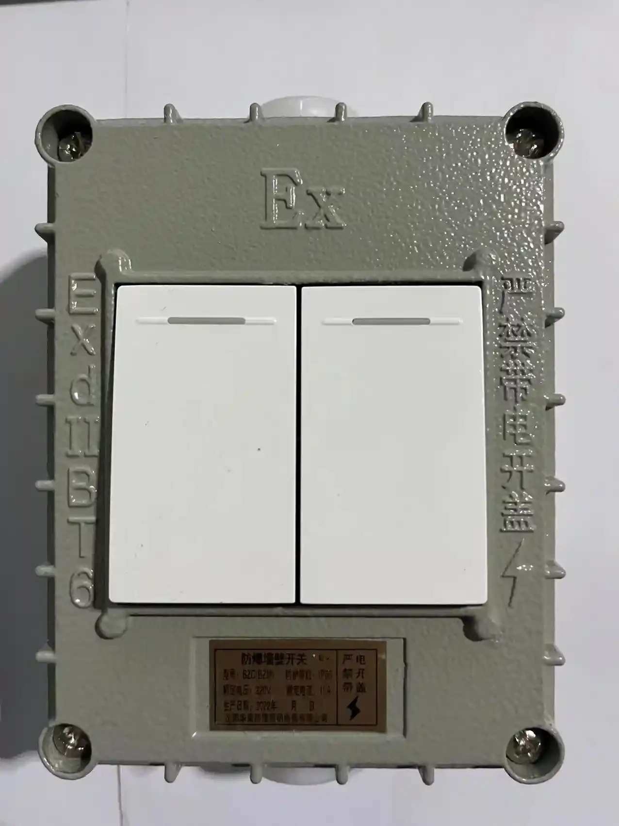 Explosion proof wall switch, explosion-proof socket, explosion-proof wall switch, one open, two open, three open explosion-proof socket