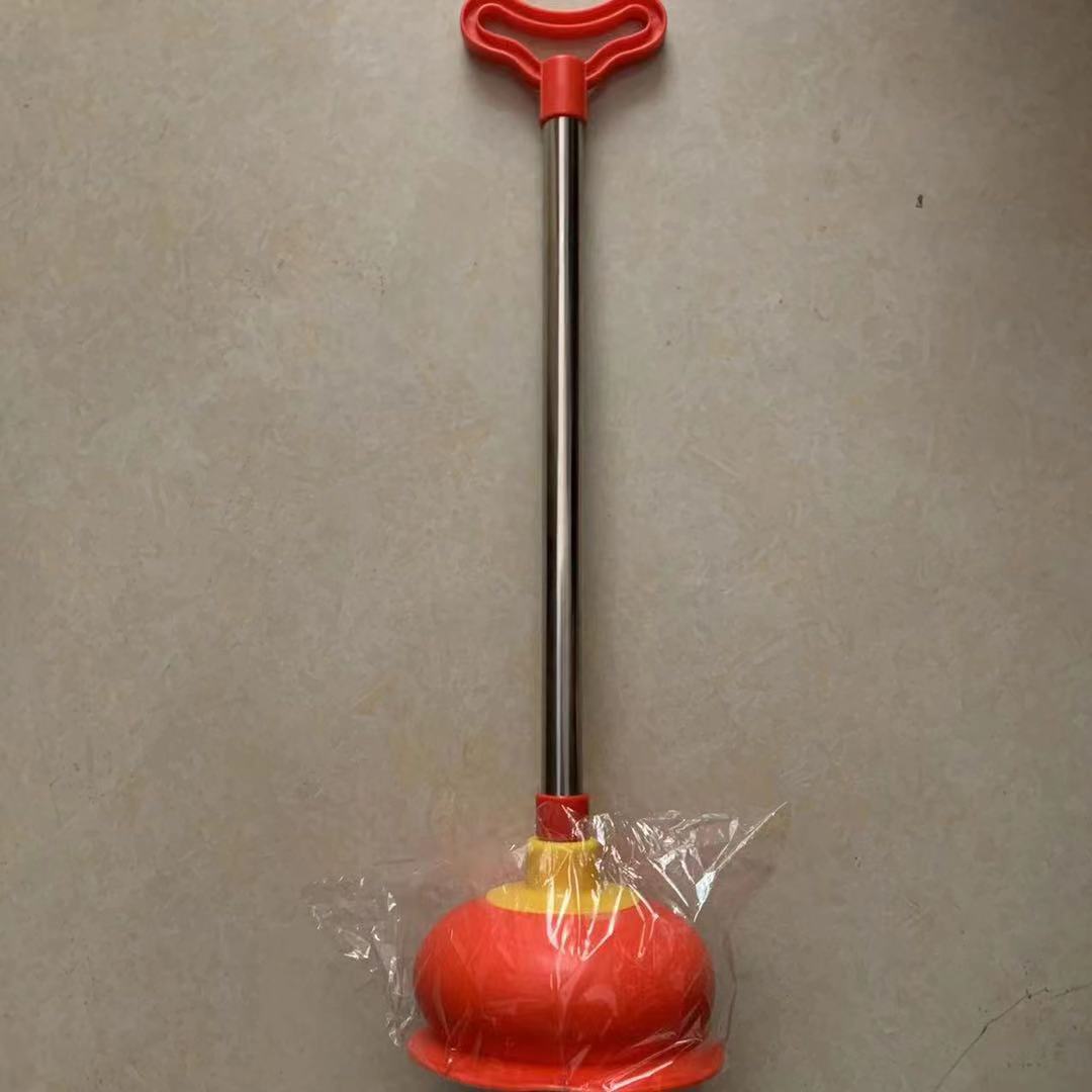 Large bowl leather suction toilet plunger, leather plunger, water dispenser, extendable toilet drain, toilet unclogger